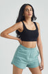Scoop Neck Crop Top